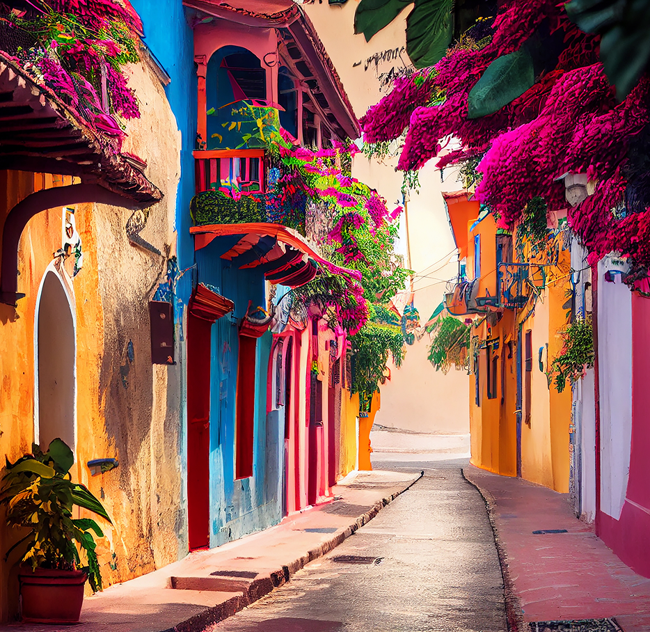 Calle histórica de Cartagena